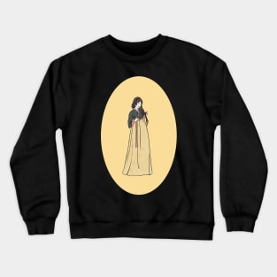 Woman in Korean Hanbok Crewneck Sweatshirt